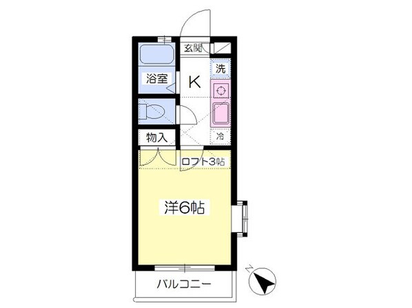 ロッジⅢの物件間取画像